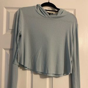 Cropped light-weight sweatshirt